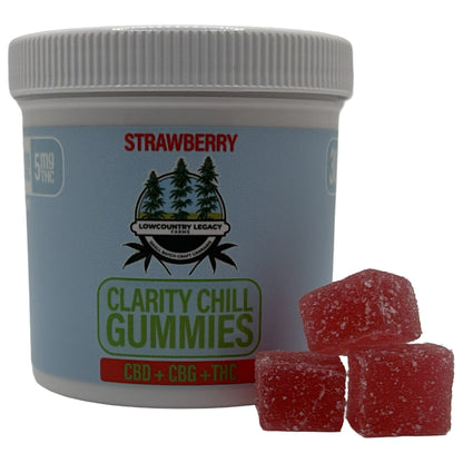 Clarity Chill Gummies - CBG + CBD + THC